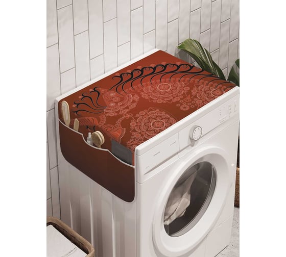 Органайзер для хранения Ambesonne "Загадочный единорог" на стиральную машину, 45x120 см, cwm_19521 1