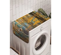 Органайзер для хранения Ambesonne "Домик в лесу" на стиральную машину, 45x120 см, cwm_19704