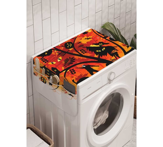 Органайзер для хранения Ambesonne "Хеллоуинское древо" на стиральную машину, 45x120 см, cwm_18795 1