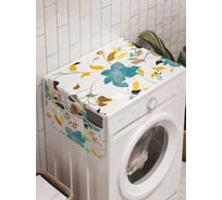 Органайзер для хранения Ambesonne "Цветочный беспорядок" на стиральную машину, 45x120 см, cwm_13296