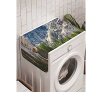 Органайзер для хранения Ambesonne "Дорога к горе" на стиральную машину, 45x120 см, cwm_19017