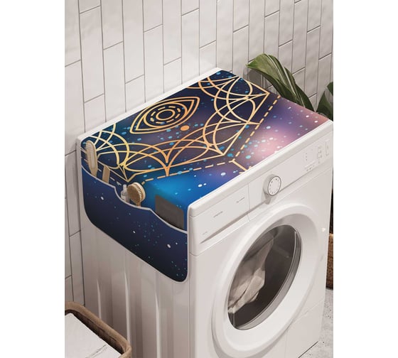 Органайзер для хранения Ambesonne "Ночной знак" на стиральную машину, 45x120 см, cwm_18926 1