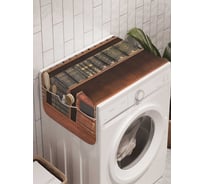 Органайзер для хранения Ambesonne "Книжный набор" на стиральную машину, 45x120 см, cwm_806