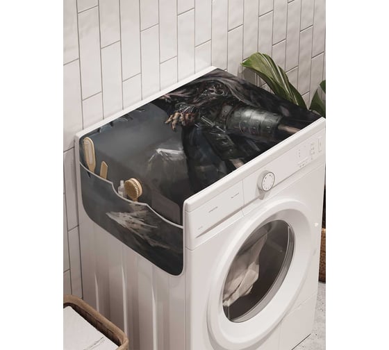 Органайзер для хранения Ambesonne "Сказочный рыцарь" на стиральную машину, 45x120 см, cwm_19143 1