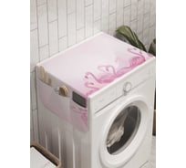 Органайзер для хранения Ambesonne "Фламинго в тумане" на стиральную машину, 45x120 см, cwm_9040