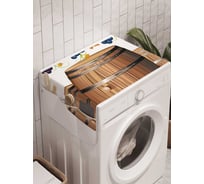 Органайзер для хранения Ambesonne "Винные бочки" на стиральную машину, 45x120 см, cwm_21593