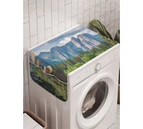 Органайзер для хранения Ambesonne "Горы под небом" на стиральную машину, 45x120 см, cwm_19023