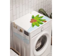 Органайзер для хранения Ambesonne "Лоскутный островок" на стиральную машину, 45x120 см, cwm_18855