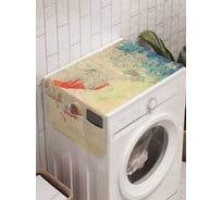 Органайзер для хранения Ambesonne "Набросок красками" на стиральную машину, 45x120 см, cwm_4748