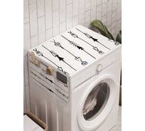 Органайзер для хранения Ambesonne "Вертикальные стрелы" на стиральную машину, 45x120 см, cwm_15278