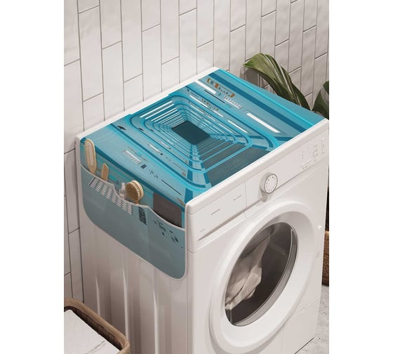 Органайзер для хранения Ambesonne "Военный коридор" на стиральную машину, 45x120 см, cwm_22115 1