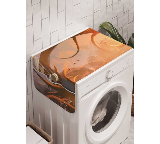 Органайзер для хранения Ambesonne "Мир фэнтези" на стиральную машину, 45x120 см, cwm_21784 1