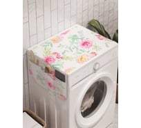Органайзер для хранения Ambesonne "Цветочные узоры" на стиральную машину, 45x120 см, cwm_14551