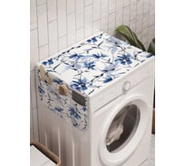 Органайзер для хранения Ambesonne "Переплет цветов" на стиральную машину, 45x120 см, cwm_19965