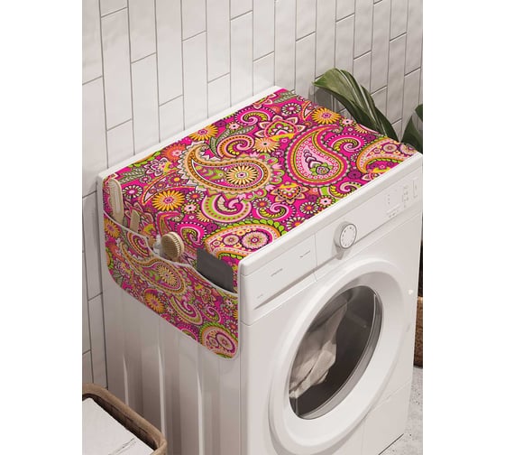 Органайзер для хранения Ambesonne "Космические лепестки" на стиральную машину, 45x120 см, cwm_21956 1