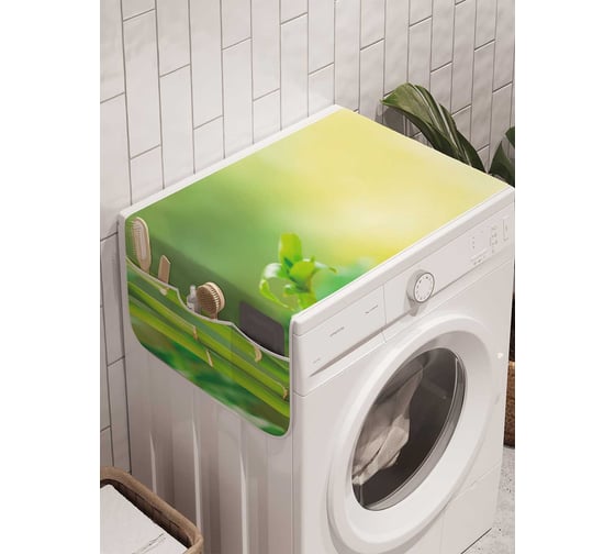 Органайзер для хранения Ambesonne "Бамбуковая ветка" на стиральную машину, 45x120 см, cwm_21870 1