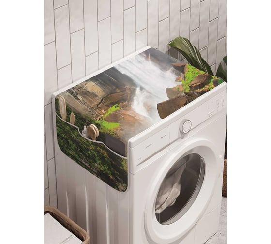 Органайзер для хранения Ambesonne "Горная лестница" на стиральную машину, 45x120 см, cwm_19016 1