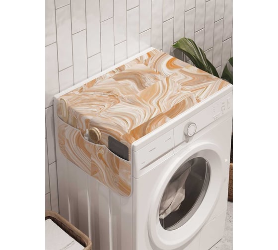Органайзер для хранения Ambesonne "Размытая плитка" на стиральную машину, 45x120 см, cwm_19446 1