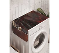 Органайзер для хранения Ambesonne "Демонический ужас" на стиральную машину, 45x120 см, cwm_19107