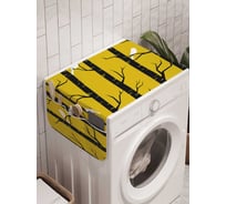 Органайзер для хранения Ambesonne "Параллельные деревья" на стиральную машину, 45x120 см, cwm_21898