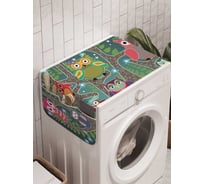 Органайзер для хранения Ambesonne "Ночные совы" на стиральную машину, 45x120 см, cwm_6669