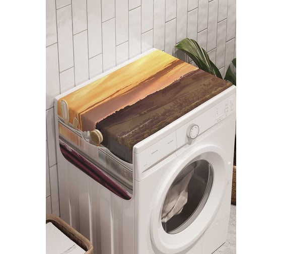 Органайзер для хранения Ambesonne "Окно к свежему воздуху" на стиральную машину, 45x120 см, cwm_6493 1