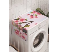 Органайзер для хранения Ambesonne "Вишневый цвет" на стиральную машину, 45x120 см, cwm_18317