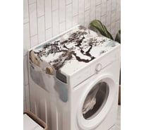 Органайзер для хранения Ambesonne "Облачная история" на стиральную машину, 45x120 см, cwm_18311