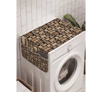 Органайзер для хранения Ambesonne "Подбор камней" на стиральную машину, 45x120 см, cwm_6776