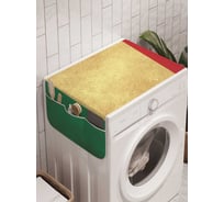 Органайзер для хранения Ambesonne "Винтажный мексиканский плакат" на стиральную машину, 45x120 см, cwm_6436