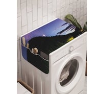 Органайзер для хранения Ambesonne "Вечер у реки" на стиральную машину, 45x120 см, cwm_18117