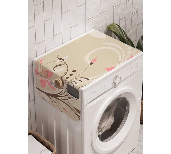 Органайзер для хранения Ambesonne "Стрекоза любви" на стиральную машину, 45x120 см, cwm_18326 1