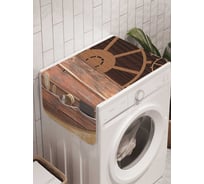 Органайзер для хранения Ambesonne "Механика любви" на стиральную машину, 45x120 см, cwm_6972