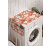 Органайзер для хранения Ambesonne "Любовные пузыри" на стиральную машину, 45x120 см, cwm_11723