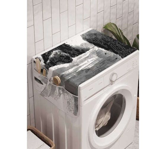 Органайзер для хранения Ambesonne "Сладкий сон панды" на стиральную машину, 45x120 см, cwm_18134 1