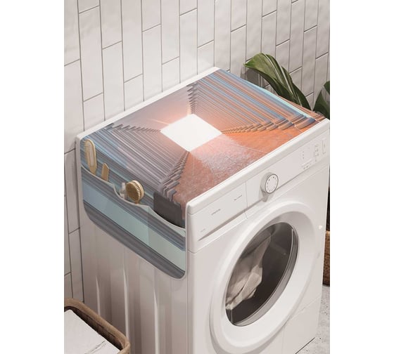 Органайзер для хранения Ambesonne "Свет впереди" на стиральную машину, 45x120 см, cwm_17861 1