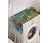 Органайзер для хранения Ambesonne "Неприступный берег" на стиральную машину, 45x120 см, cwm_12292