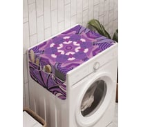 Органайзер для хранения Ambesonne "Цветок страсти" на стиральную машину, 45x120 см, cwm_23336