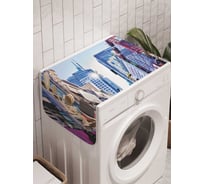 Органайзер для хранения Ambesonne "В большом городе" на стиральную машину, 45x120 см cwm_244908