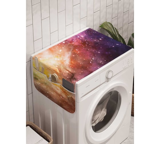 Органайзер для хранения Ambesonne "Космическая радуга" на стиральную машину, 45x120 см, cwm_22413 1