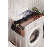 Органайзер для хранения Ambesonne "Наблюдение за озером" на стиральную машину, 45x120 см, cwm_17985