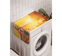 Органайзер для хранения Ambesonne "Закат в пустыне" на стиральную машину, 45x120 см, cwm_17974