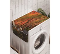 Органайзер для хранения Ambesonne "Прекрасные леса" на стиральную машину, 45x120 см, cwm_17890