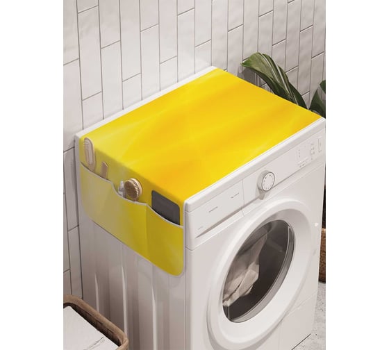 Органайзер для хранения Ambesonne "Солнечная декорация" на стиральную машину, 45x120 см, cwm_13429 1