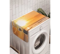 Органайзер для хранения Ambesonne "Закат на пляже" на стиральную машину, 45x120 см, cwm_12291