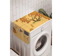 Органайзер для хранения Ambesonne "Метка кракена" на стиральную машину, 45x120 см, cwm_23340