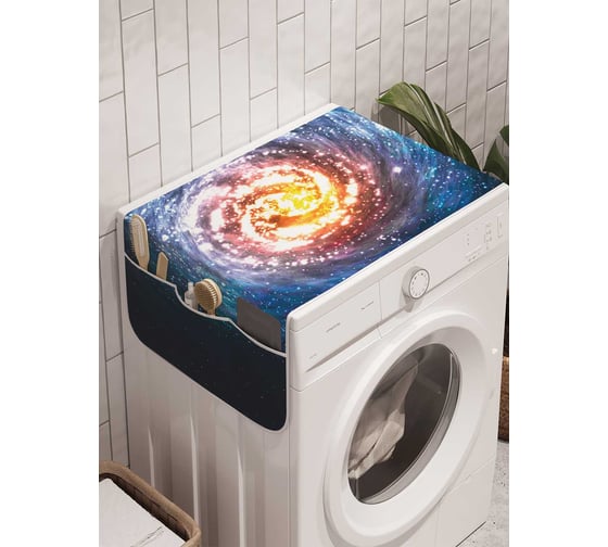 Органайзер для хранения Ambesonne "Галактический проход" на стиральную машину, 45x120 см, cwm_22418 1