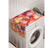 Органайзер для хранения Ambesonne "Одуванчики в красках" на стиральную машину, 45x120 см, cwm_21114
