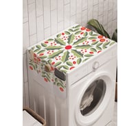 Органайзер для хранения Ambesonne "Снежинка из веток смородины" на стиральную машину, 45x120 см, cwm_290613