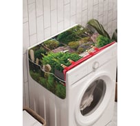 Органайзер для хранения Ambesonne "Лесной декор" на стиральную машину, 45x120 см, cwm_10391